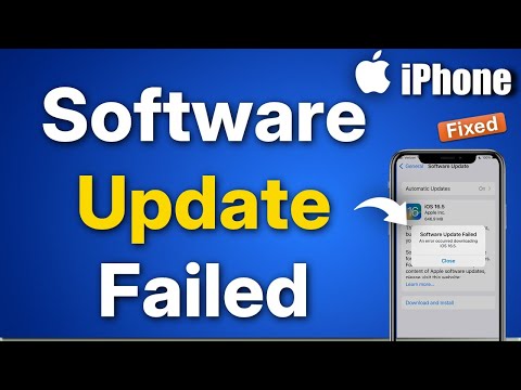 iPhone Software Update Failed, an error occured : Fix
