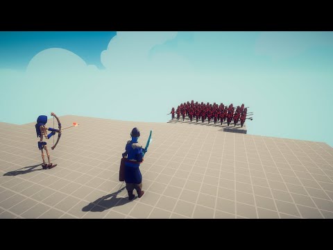 Fire and Ice GODS Archers vs x75 EVERY Units #1 | Totally Accurate Battle Simulator