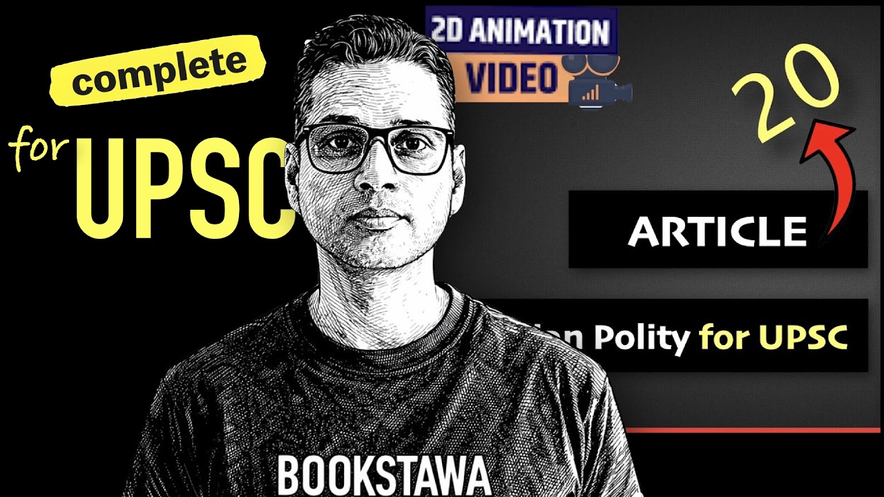 Video lecture covering Article 20 and Article 21 of the Indian Constitution