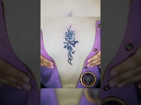 Rosa/Serpiente tattoo