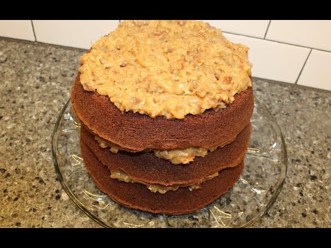 Chocolate Velvet Cake with Coconut Pecan Frosting - A Southern Living Magazine Recipe