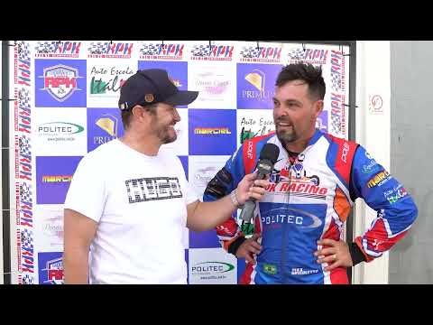 1°Etapa da Copa RPK, entrevista pro SBT piloto Alex Grigoletto