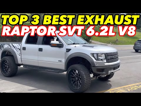 Top 3 BEST EXHAUST Set Ups for Ford F-150 SVT Raptor 6.2L V8!