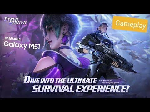 Cyber Hunter Gameplay | Pubg Mobile Alternative | Galaxy M51 Gaming