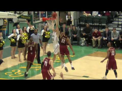 2017-18 William & Mary Men's Basketball Highlights vs. Charleston