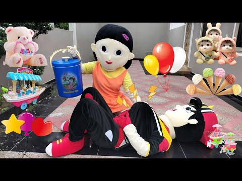 Funny Clown Drama Boboiboy Stomachache Eats Most Ice Cream