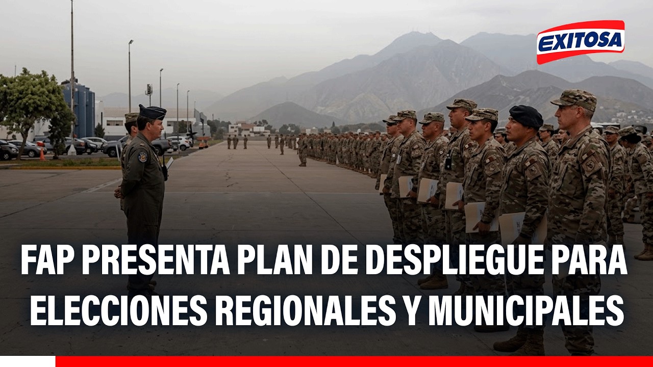 🔴🔵 Fuerza Aérea desplegará más de 1900 efectivos para Elecciones Regionales y Municipales