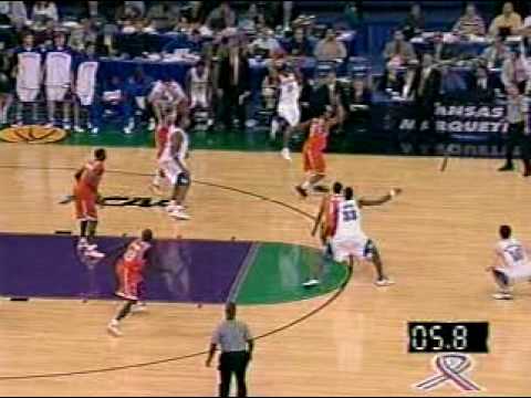 Hakim Warrick--The Block-- vs. Kansas National Title Game 2003 replays