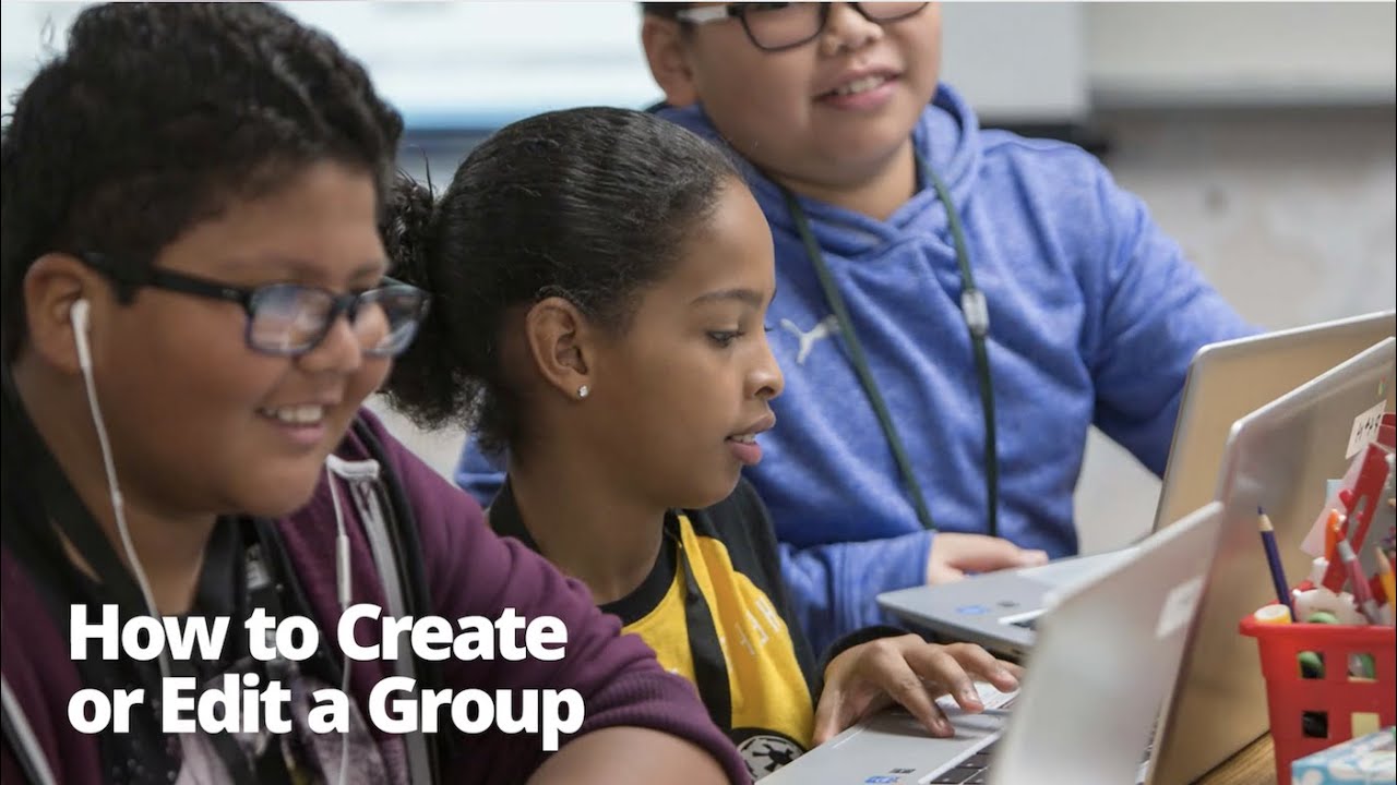 How to Create or Edit a Group