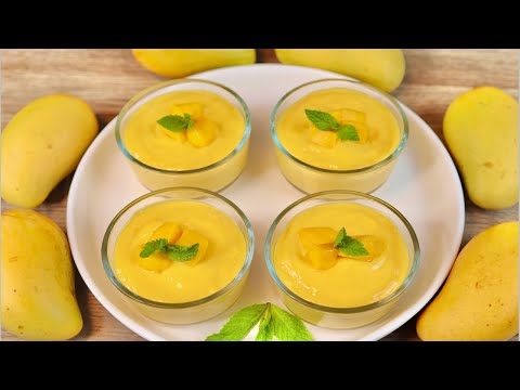 Mango Custard Dessert|Mango Pudding|Guyanese Cooking :)