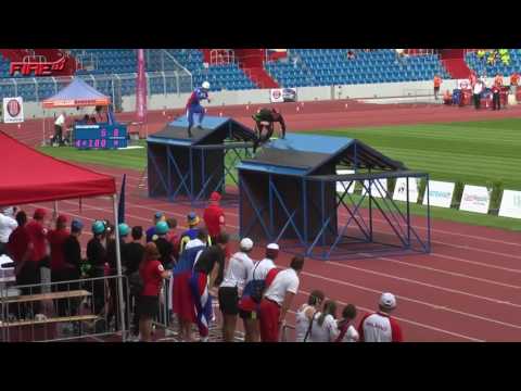 WM 2016 - Feuerwehrsport - Ostrava - 4x100m Feuerwehrstafette - Team Deutschland A - Männer