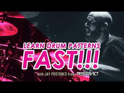 The FASTEST way to learn drum patterns // with Jay Postones from TESSERACT