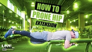 PRONE HIP EXTENSION exercise video thumbnail