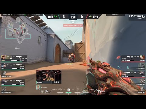 LOUD aspas 300IQ 4k FLANK against OPTIC