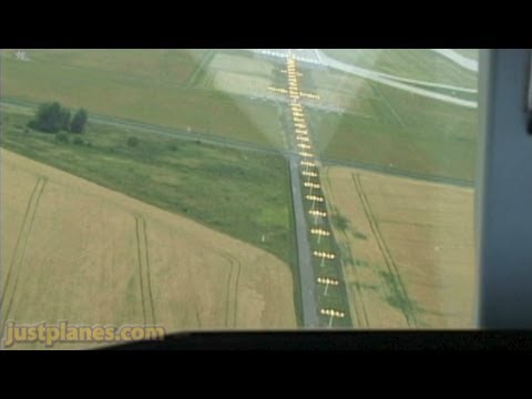 Do-328 Visual Turn on Short Final at Leipzig