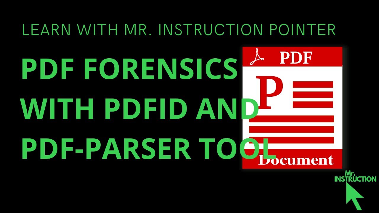 PDF Forensics Tutorial with pdfid and pdf-parser Tool 2024