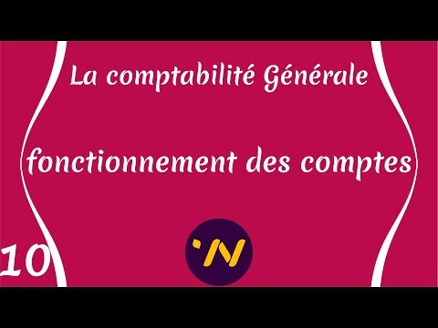 Fonctionnement des comptes : Comptabilité générale
