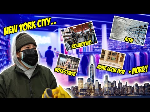 TRAVELING TO NEW YORK CITY FOR SNEAKER AND & STREETWEAR SHOPPING!