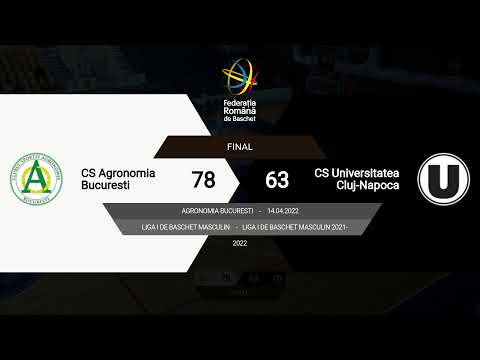 L1BM 2021-2022: Agronomia București - Universitatea Cluj-Napoca