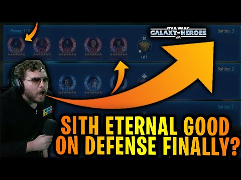 Sith Eternal Amazing on Grand Arena Defense Now?!