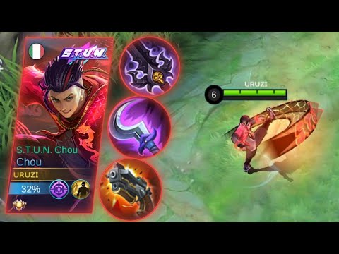 CHOU BEST BUILD ft. S.T.U.N CHOU | MLBB