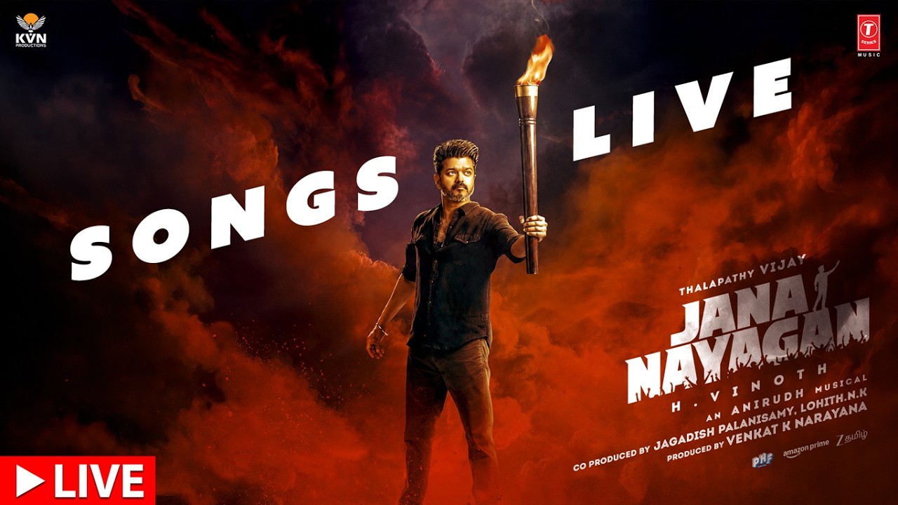 Live: Jana Nayagan Video Song | Thalapathy Vijay | Pooja H | H Vinoth | Anirudh Ravichander |KVN