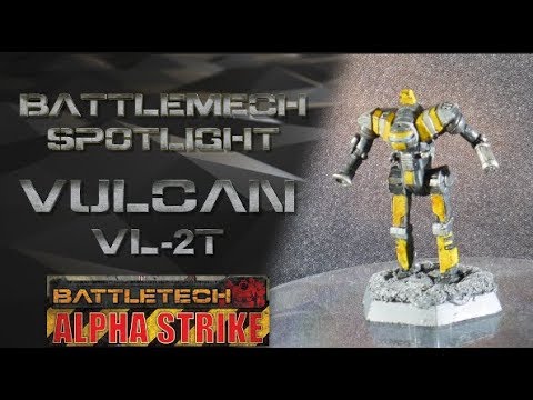 BattleTech BattleMech Spotlight - Vulcan 2T - Inner Sphere Medium Mech