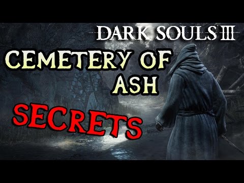 Dark Souls 3 All Items/Secrets: CEMETERY OF ASH & FIRELINK SHRINE!
