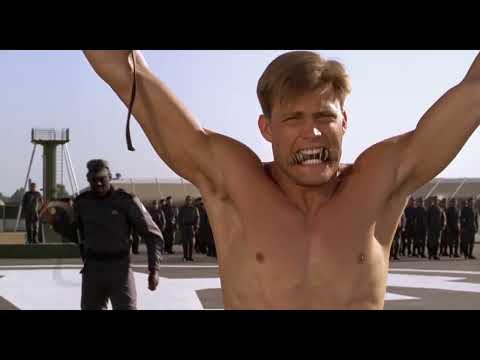 Starship Troopers: "it helps, I know" - whipping scene