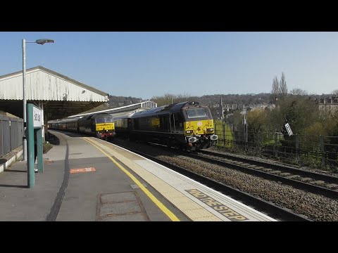 Class 47815 - 57316 | Class 67005 | Bath Spa | 23/03/2022