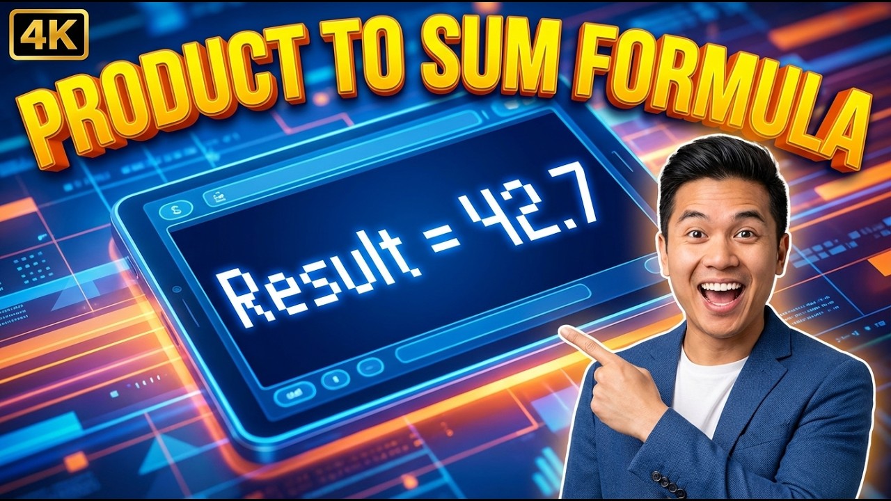 Product To Sum Formula Interactive Calculator