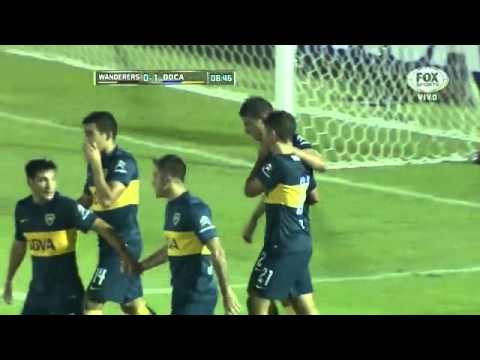 Boca 1 - Montevideo Wanderers 0 Gol Calleri / Copa Libertadores 2015