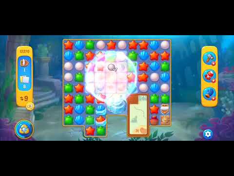 Fishdom Easy Level 12270 (with full seashell) @choraelmin