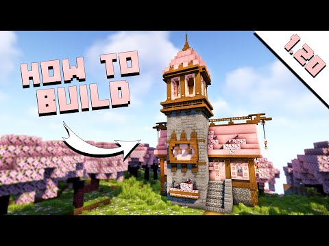 EPIC Minecraft 1.20 Cherry Blossom House Build!