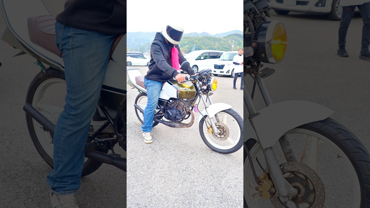 バイト代全部ぶっ込んだ！高校生が作ったCBX仕様NS50F塗装代いくらか聞いたらヤバすぎた！#norikh250