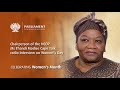 Chairperson Of The NCOP Ms Thandi Modise's Cape Talk Radio Interview On Women's Day