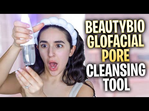 AT HOME PORE CLEANSING TOOL REVIEW: HOW TO USE BEAUTYBIO GLOFACIAL PORE CLEANSING TOOL 👀😱