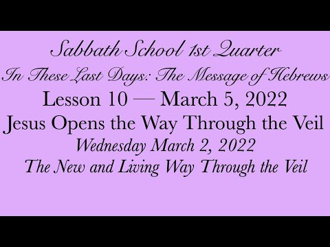 Jesus Opens the Way Through the Veil — The New and Living Way Through the Veil