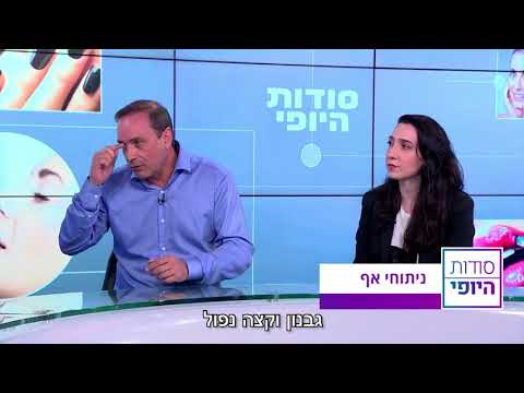 ניתוח אף- ד׳ר מרקוס הראל ומטופלת מספרים על הניתוח הפופולארי בישראל ניתוח אף- ד