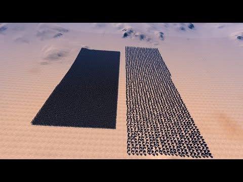 WARHAMMER MARINE SOLDIERS vs ORCS - Ultimate Epic Battle Simulator UEBS