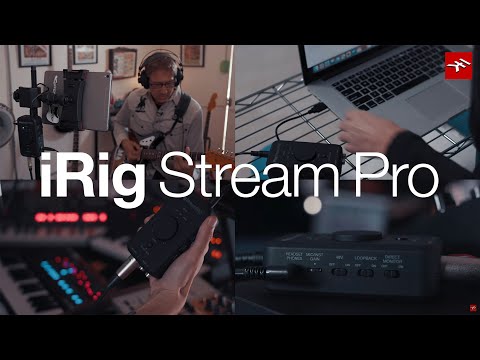 iRig Stream Pro 4-in, 2-out streaming audio interface overview