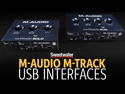 M-Audio M-Track USB Audio Interfaces Overview