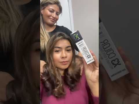 VANIA Mostra o Poder da X3Color  Cliente Sai Sorrindo de Orelha a Orelha #hair #coloração #x3color