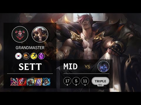Sett Mid vs Sylas - KR Grandmaster Patch 11.14