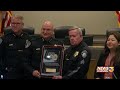 Indio Police swears in six new officers as longtime officer retires after 44 years with the ...
