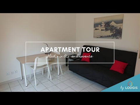 Apartment Tour // Furnished  17.8m2 in Aix-en-Provence – Ref : 1AG23151