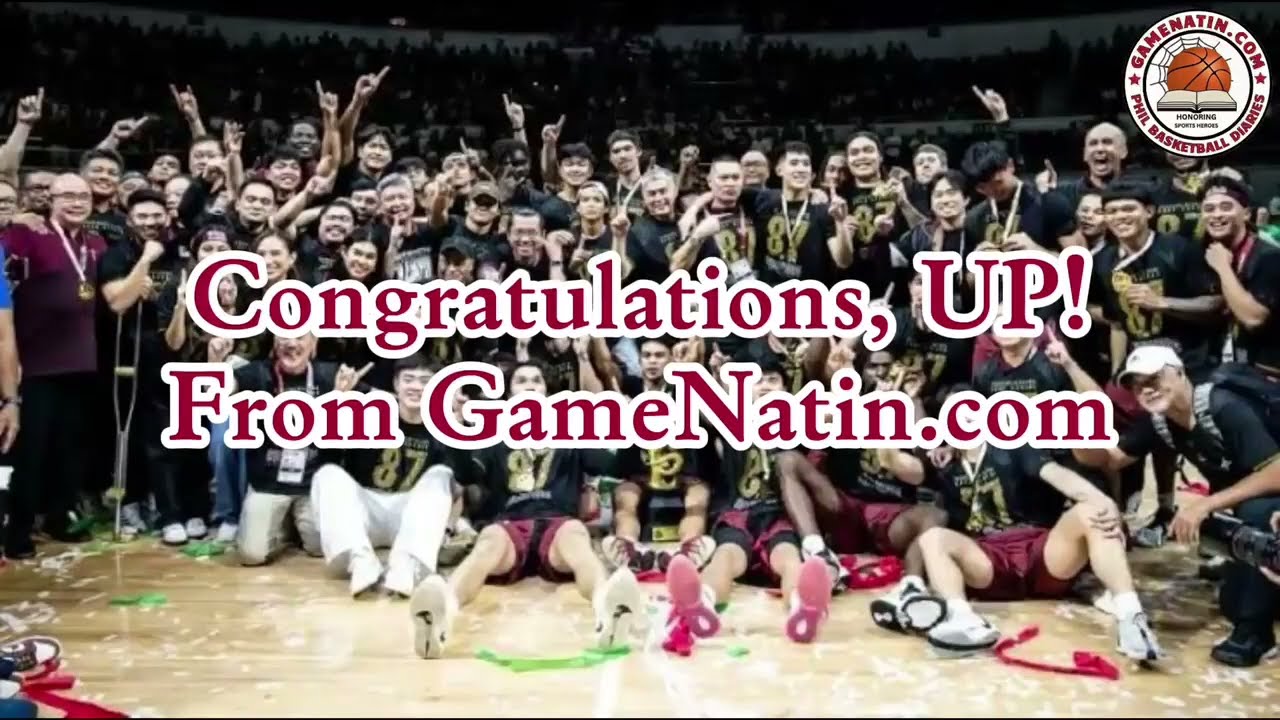 Congratulations to the UP Fighting Maroons for winning the 2024 UAAP men's basketball title