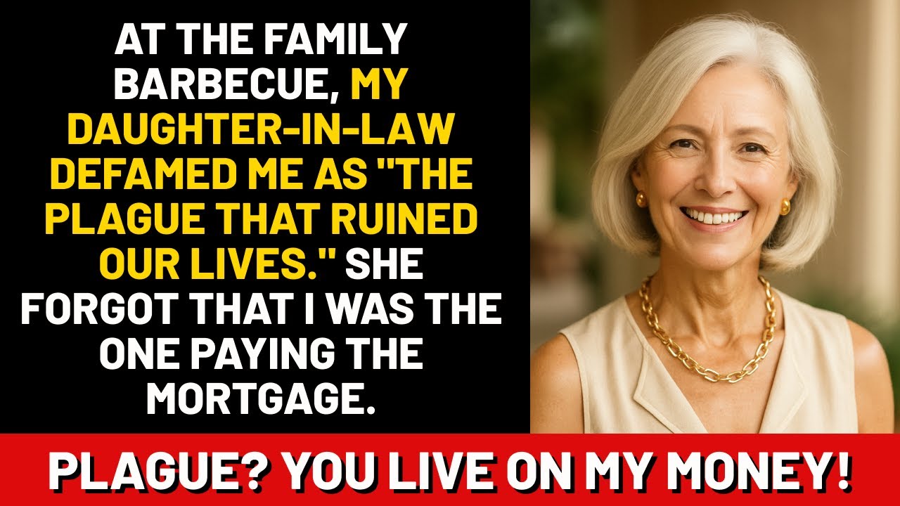 At the family barbecue, my daughter-in-law defamed me as "the plague that ruined our lives."