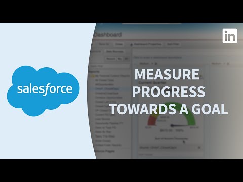 Salesforce チュートリアル - ゴールまでの進捗を測定する (Salesforce Tutorial - Measuring progress towards a goal)