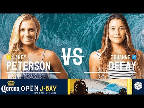 Lakey Peterson vs. Johanne Defay - Quarterfinals, Heat 2 - Corona Open J-Bay - Women's 2018